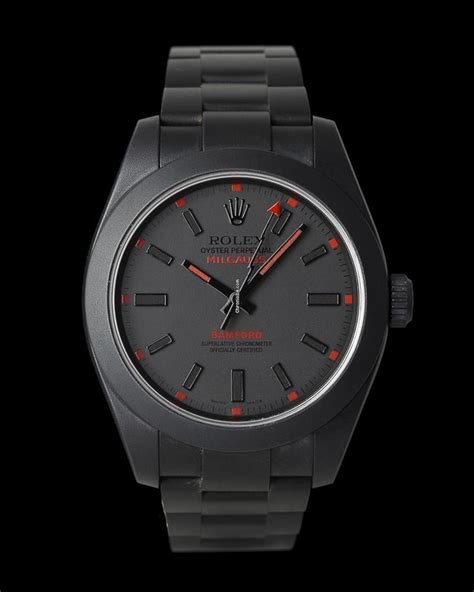 rolex milgauss bamford black.